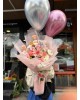 Balonlu sofft bouquet